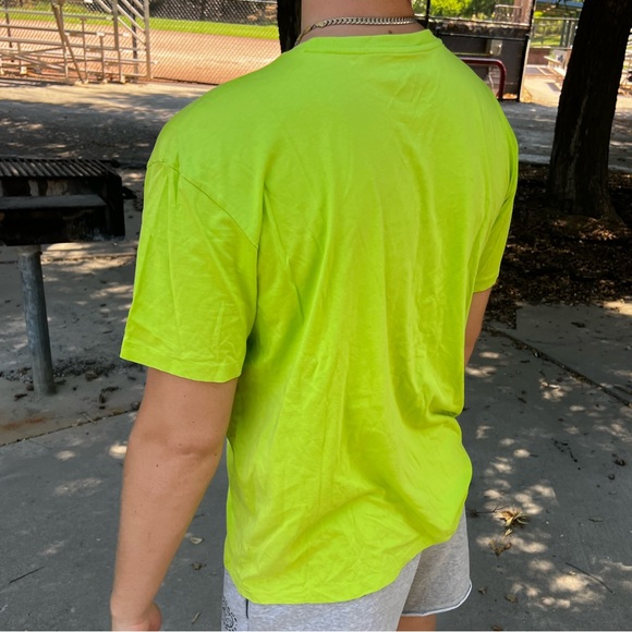 POLO RALPH LAUREN MEN CLASSIC FIT CREW NECK CHEST POCKET T SHIRT GREEN LIME PONY - Picture 8 of 16